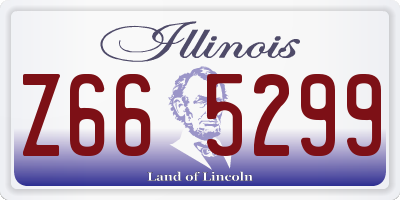IL license plate Z665299