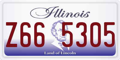 IL license plate Z665305