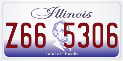 IL license plate Z665306