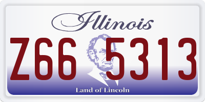 IL license plate Z665313