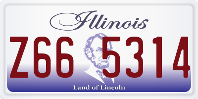 IL license plate Z665314