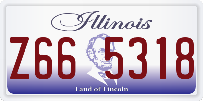 IL license plate Z665318