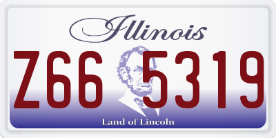 IL license plate Z665319