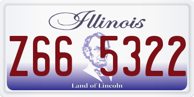 IL license plate Z665322