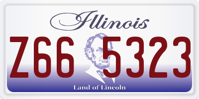 IL license plate Z665323