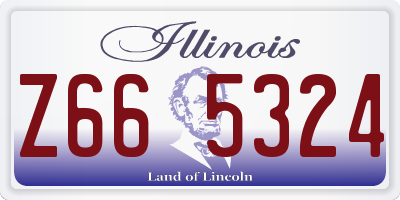 IL license plate Z665324