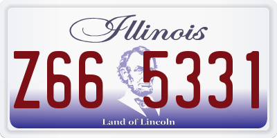 IL license plate Z665331