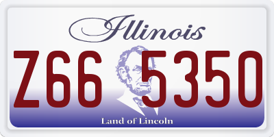 IL license plate Z665350