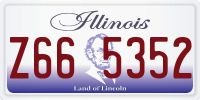 IL license plate Z665352