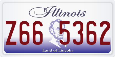IL license plate Z665362