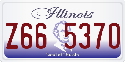 IL license plate Z665370