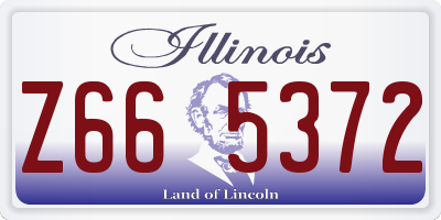 IL license plate Z665372