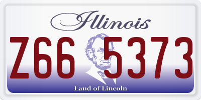 IL license plate Z665373