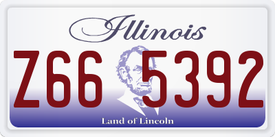 IL license plate Z665392