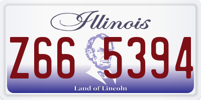 IL license plate Z665394