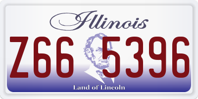 IL license plate Z665396