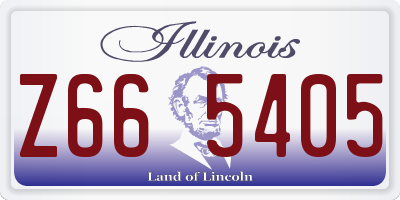 IL license plate Z665405