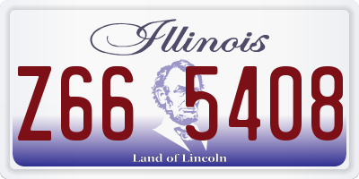 IL license plate Z665408