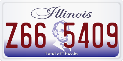 IL license plate Z665409