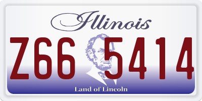 IL license plate Z665414