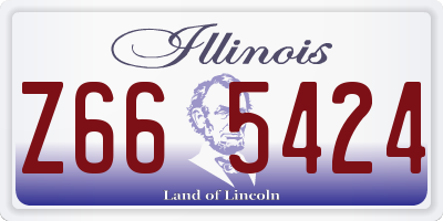 IL license plate Z665424