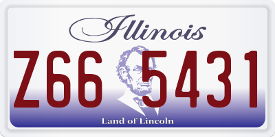IL license plate Z665431