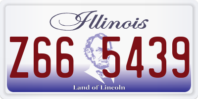 IL license plate Z665439