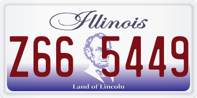IL license plate Z665449