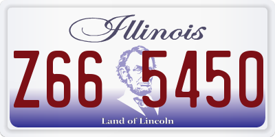 IL license plate Z665450