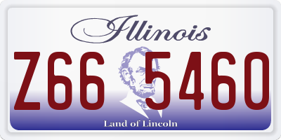 IL license plate Z665460