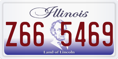 IL license plate Z665469