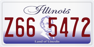 IL license plate Z665472