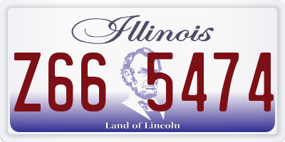 IL license plate Z665474