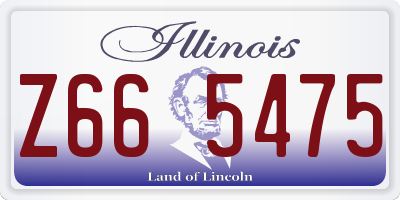 IL license plate Z665475