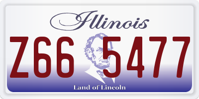 IL license plate Z665477