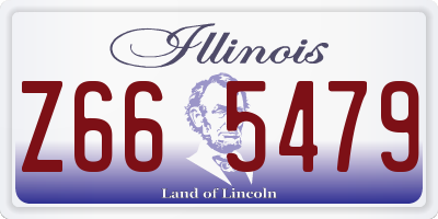 IL license plate Z665479