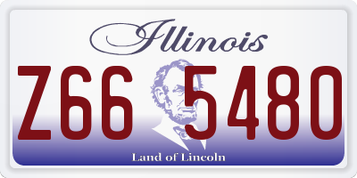 IL license plate Z665480