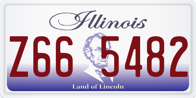 IL license plate Z665482