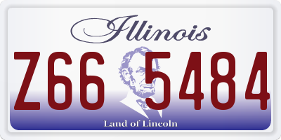 IL license plate Z665484