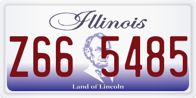 IL license plate Z665485