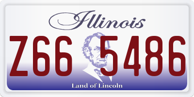 IL license plate Z665486