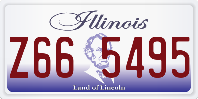IL license plate Z665495