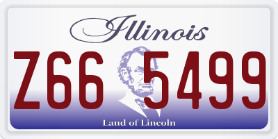 IL license plate Z665499
