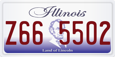 IL license plate Z665502