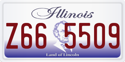 IL license plate Z665509