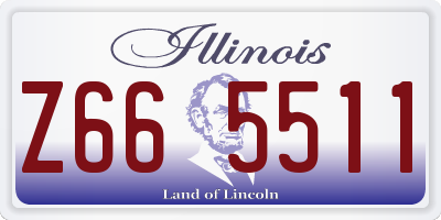 IL license plate Z665511