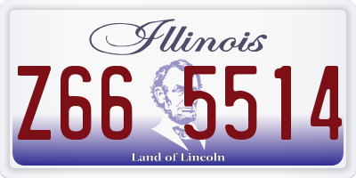 IL license plate Z665514