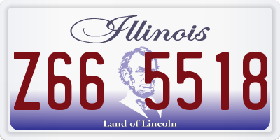 IL license plate Z665518