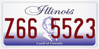 IL license plate Z665523