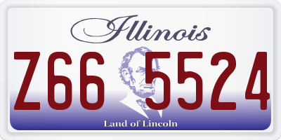 IL license plate Z665524